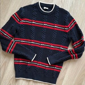 J. Crew Heritage Cotton Cable Knit Sweater
